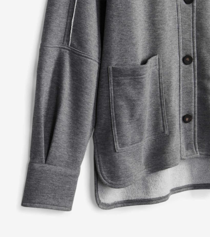 Women Emily Relaxed Blazer - Charcoal Melange | Hatley Sweaters
