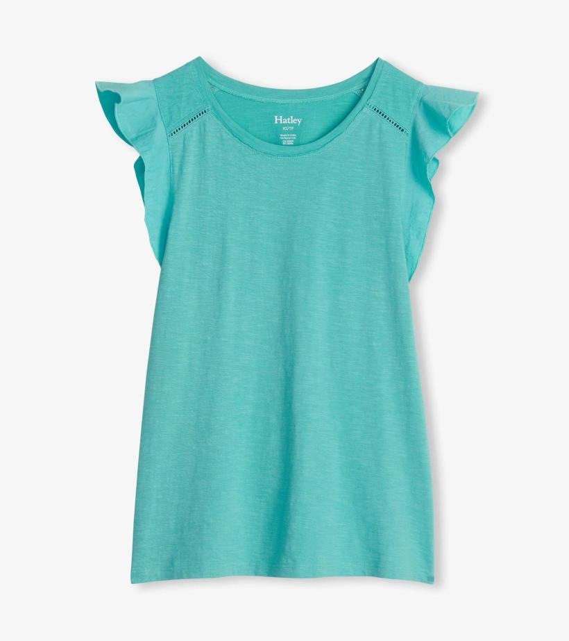 Women Flutter Tank - Baltic | Hatley Tops