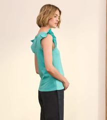 Women Flutter Tank - Baltic | Hatley Tops