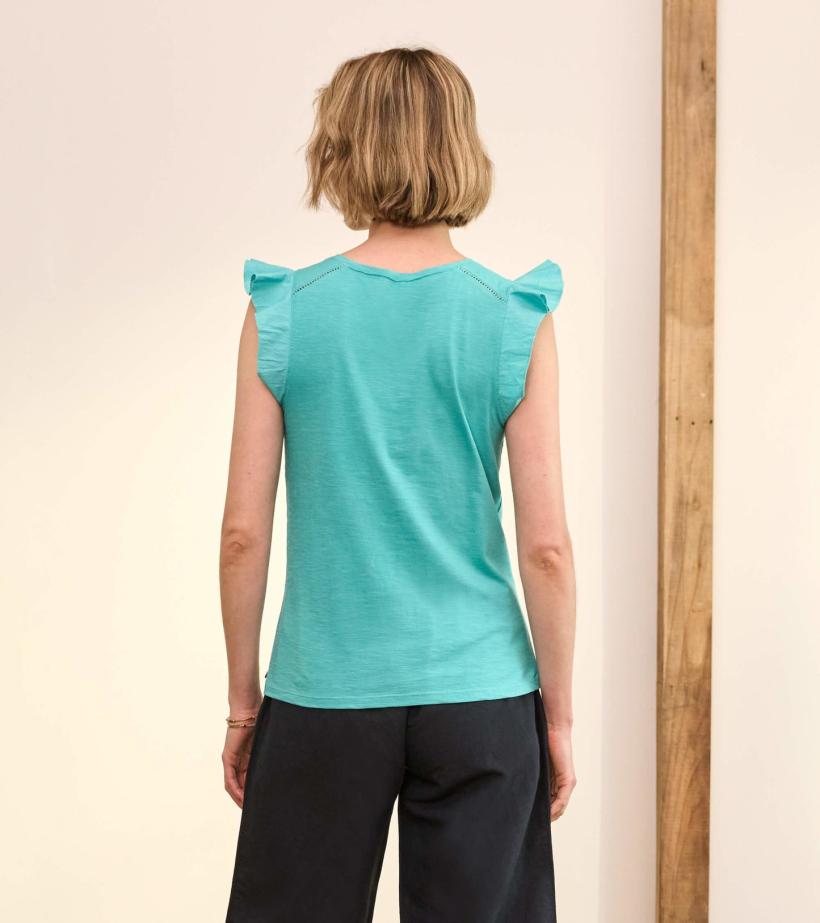 Women Flutter Tank - Baltic | Hatley Tops