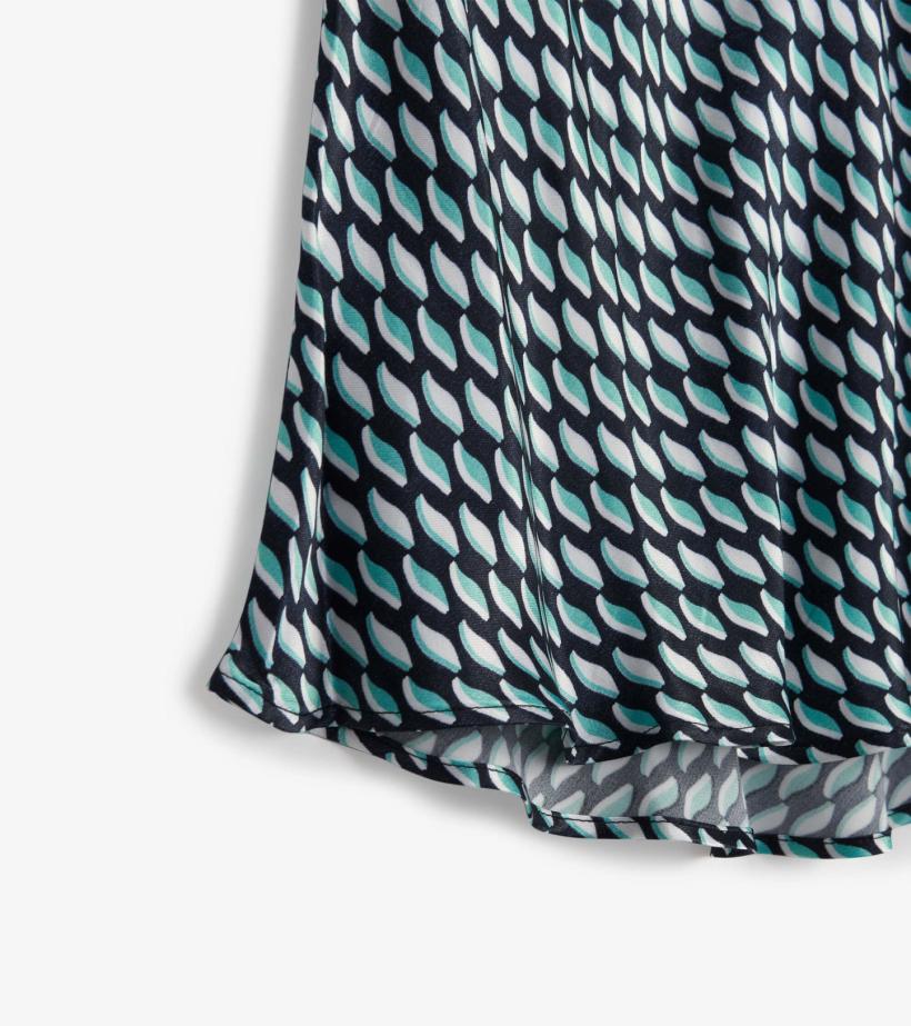 Women Grace Midi Skirt - Graphic Leaves | Hatley Bottoms