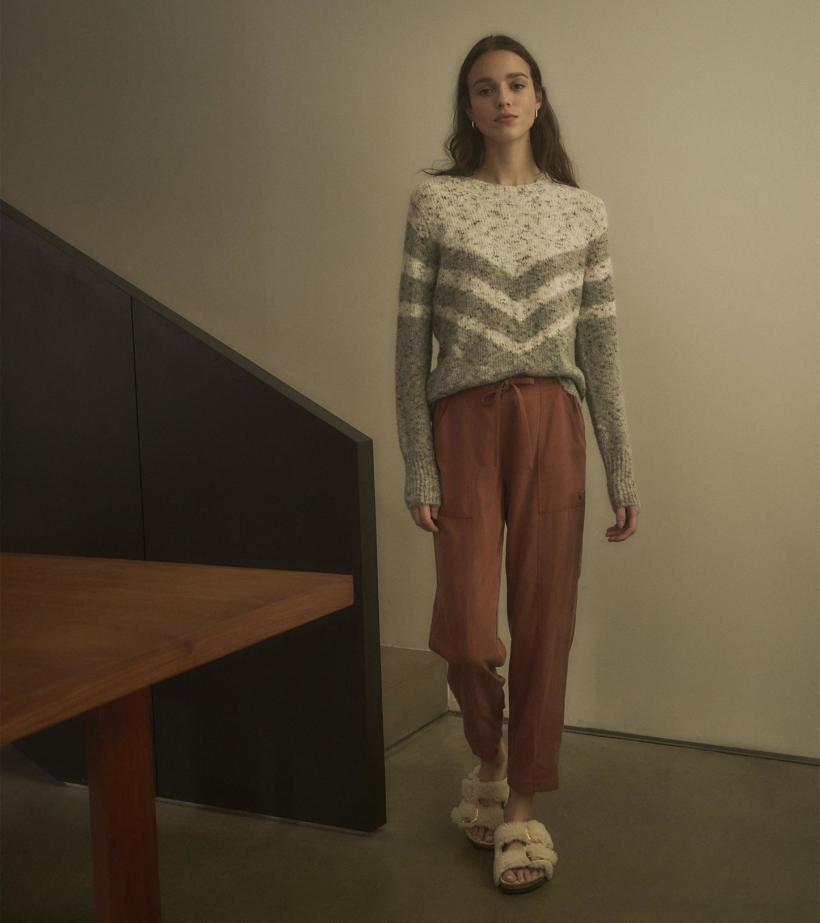 Women Jaime Ankle Pants - Brown | Hatley Bottoms