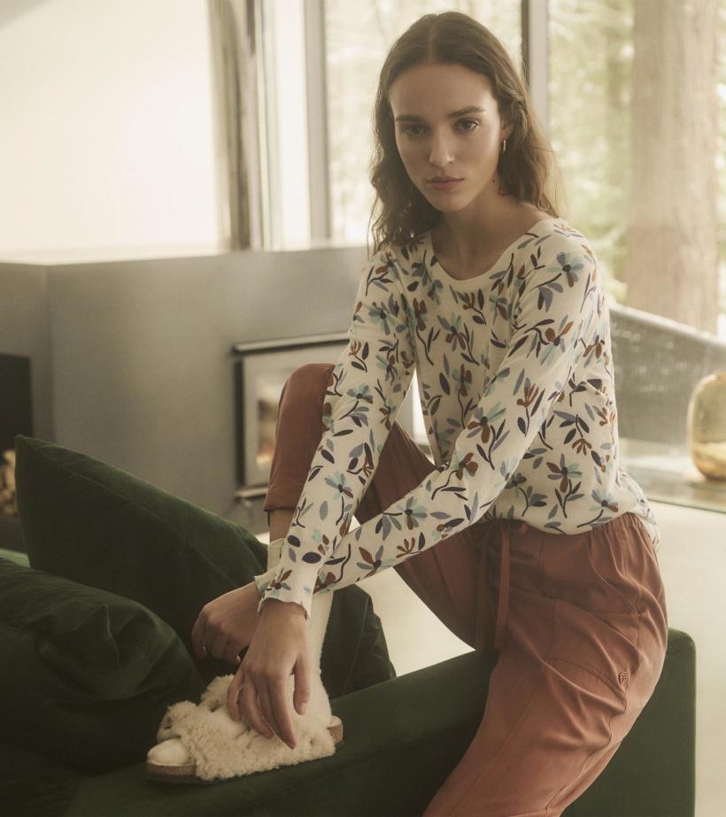 Women Jaime Ankle Pants - Brown | Hatley Bottoms