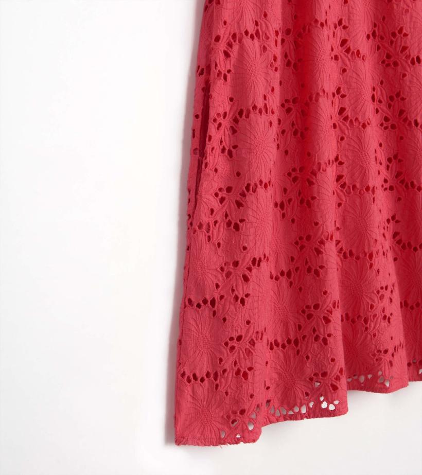 Women Kaia Eyelet Dress - Rouge Red | Hatley Dresses