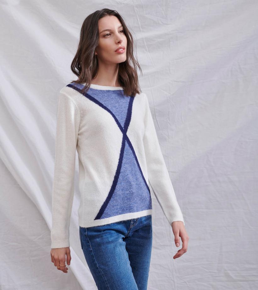 Women Landscape Sweater - River Crossing | Hatley Sweaters