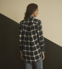 Women Lara Tunic - Wide Windowpane | Hatley Tops