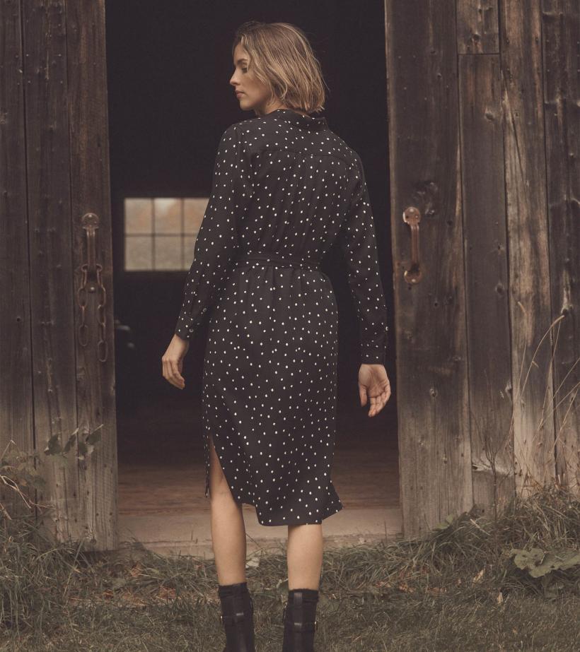Women Midi Shirt Dress - Classic Spots | Hatley Dresses