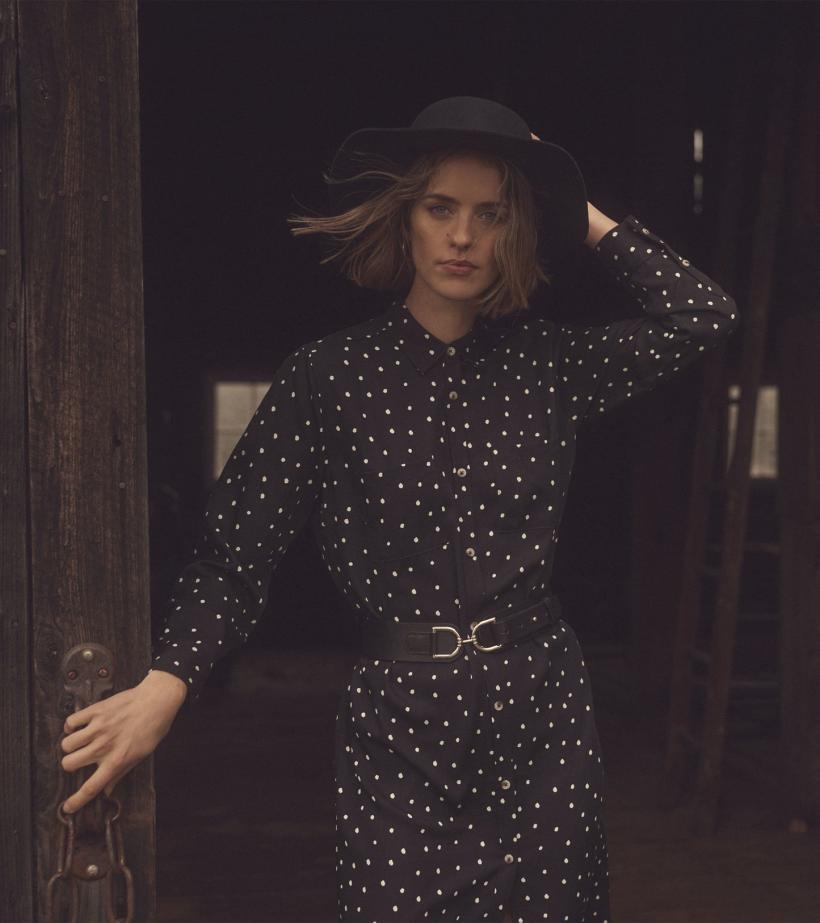 Women Midi Shirt Dress - Classic Spots | Hatley Dresses