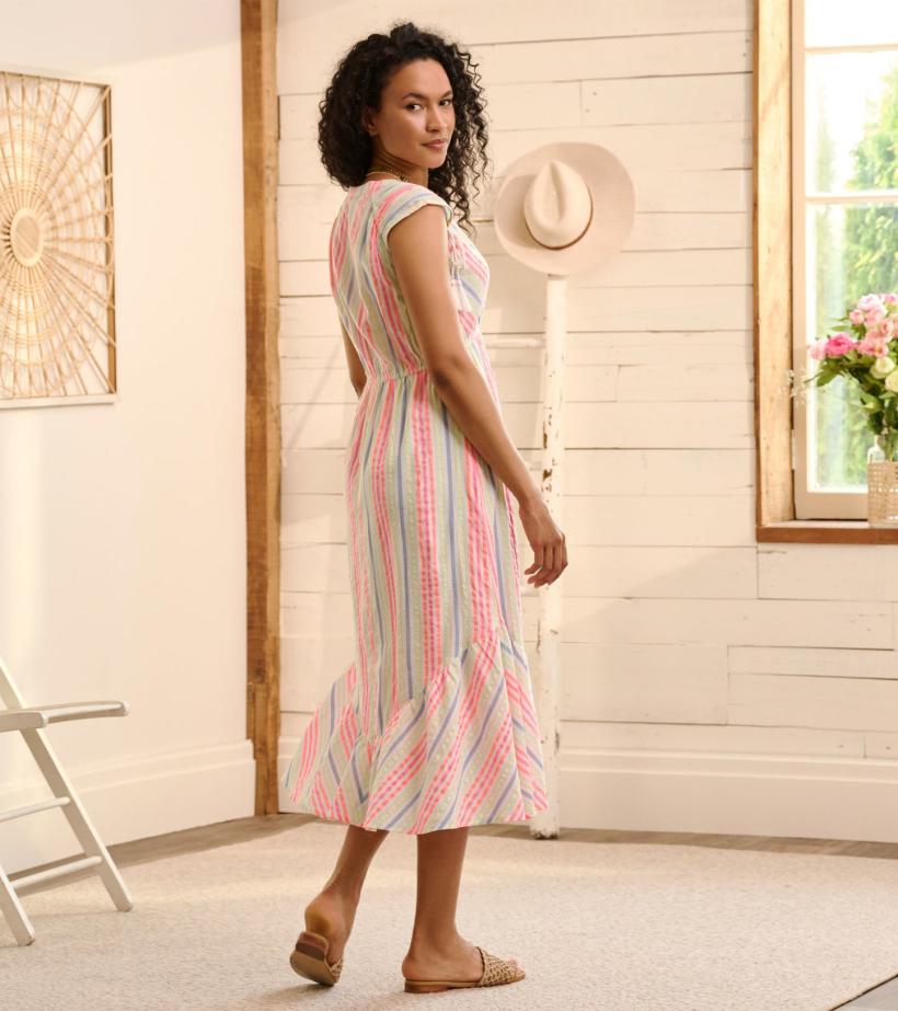 Women Millie Dress - Miami Beach Stripes | Hatley Dresses
