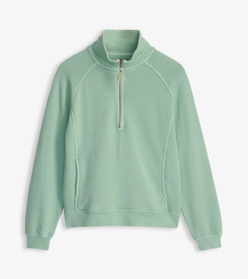 Women Mock Neck Pullover - Sage Green | Hatley Sweaters