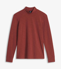 Women Mock Neck Top - Russet Brown | Hatley Tops