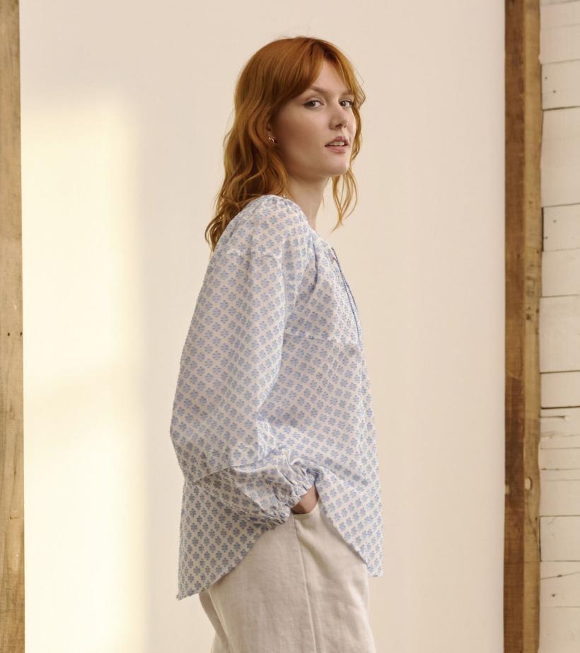 Women Naomi Blouse - Petal Palace | Hatley Tops