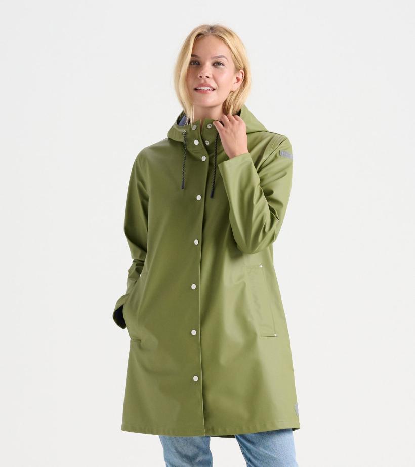 Women Newport Rain Jacket - Loden Green | Hatley Outerwear