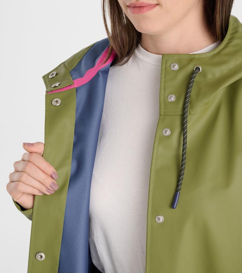 Women Newport Rain Jacket - Loden Green | Hatley Outerwear