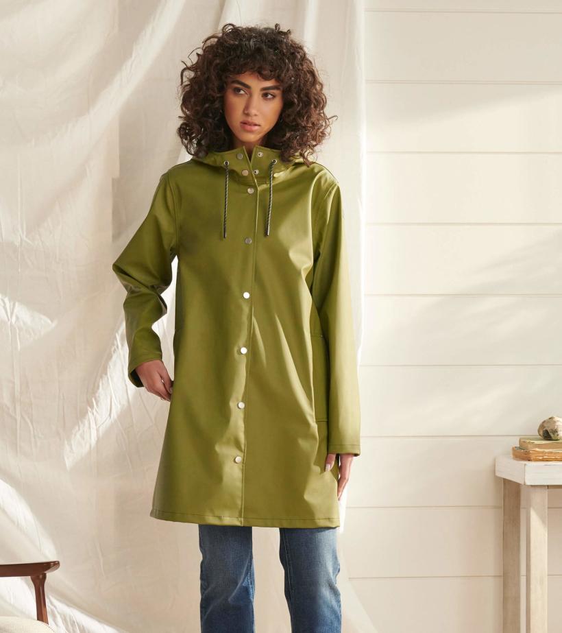 Women Newport Rain Jacket - Loden Green | Hatley Outerwear