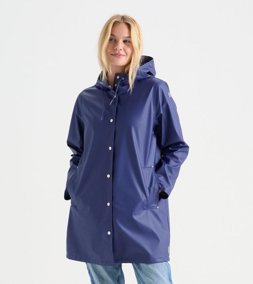 Women Newport Rain Jacket - Patriot Blue | Hatley Outerwear