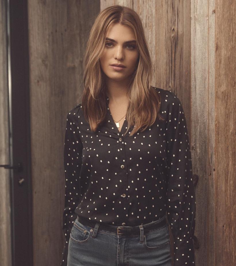 Women Olivia Blouse - Classic Spots | Hatley Tops