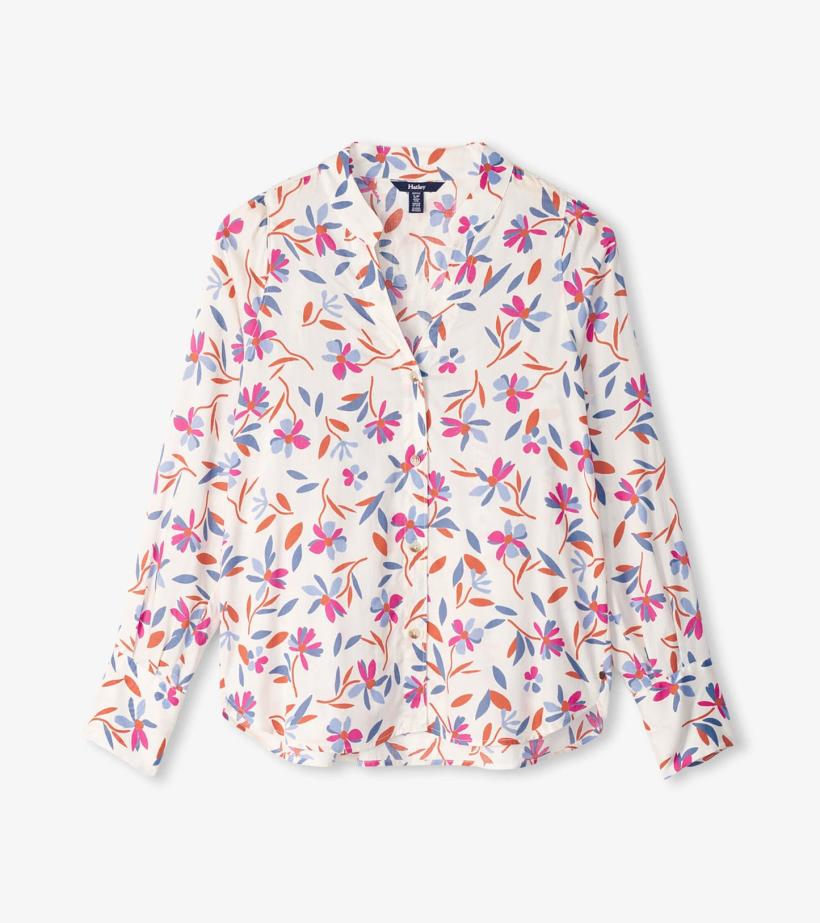 Women Olivia Blouse - Deconstructed Floral | Hatley Tops