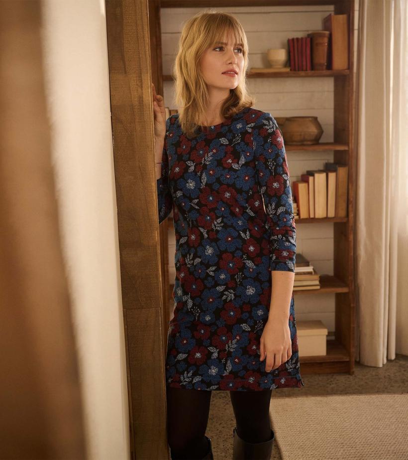 Women Olivia Dress - Textured Floral | Hatley Dresses
