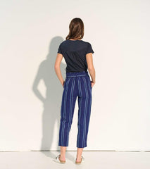 Women Paper Bag Pants - Beach Stripes | Hatley Bottoms