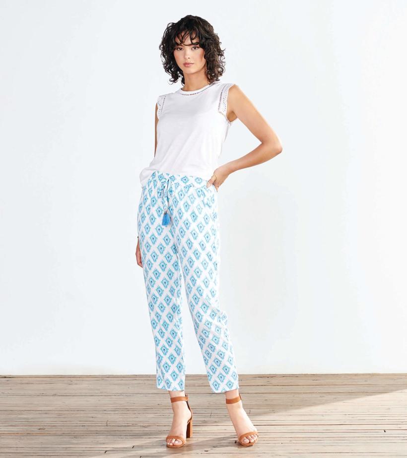 Women Pauline Pants - Reflected Raindrops | Hatley Bottoms