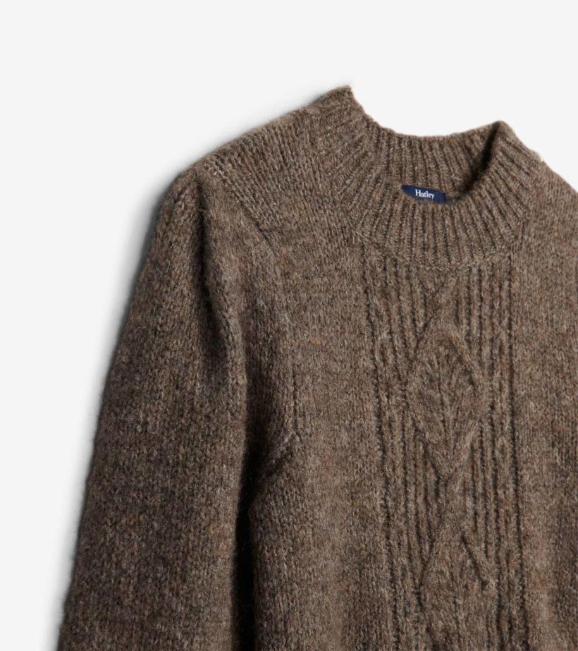 Women Piper Sweater - Bear Cub | Hatley Sweaters