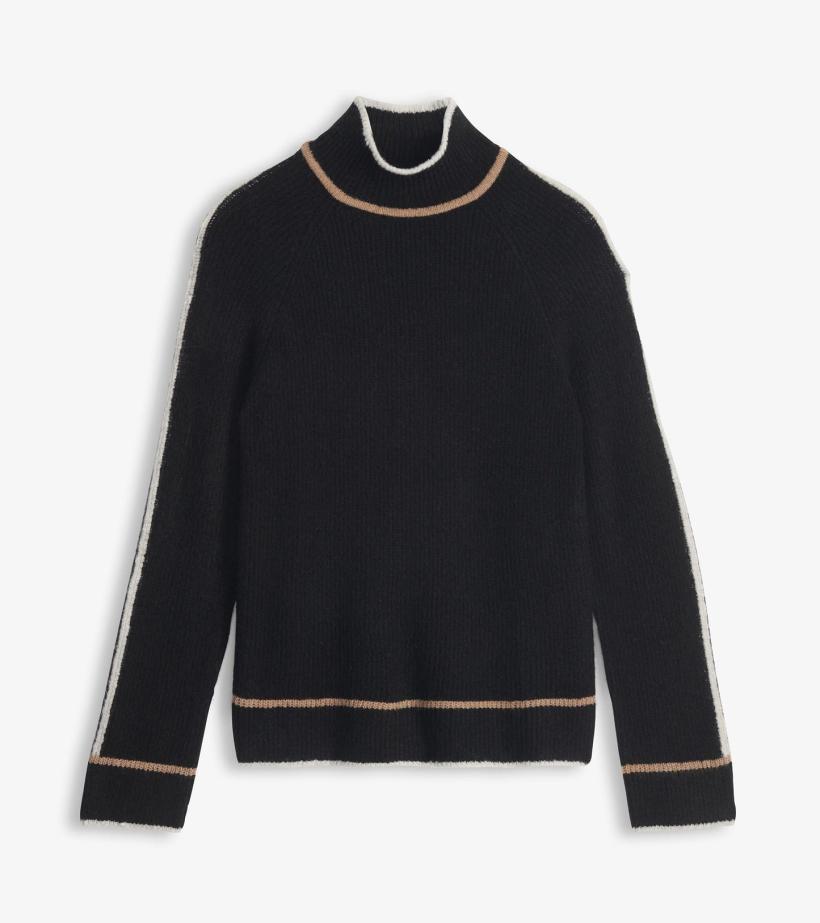 Women Raglan Pullover - Black | Hatley Sweaters