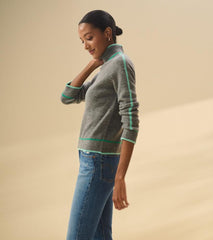 Women Raglan Pullover - Charcoal Heather | Hatley Sweaters