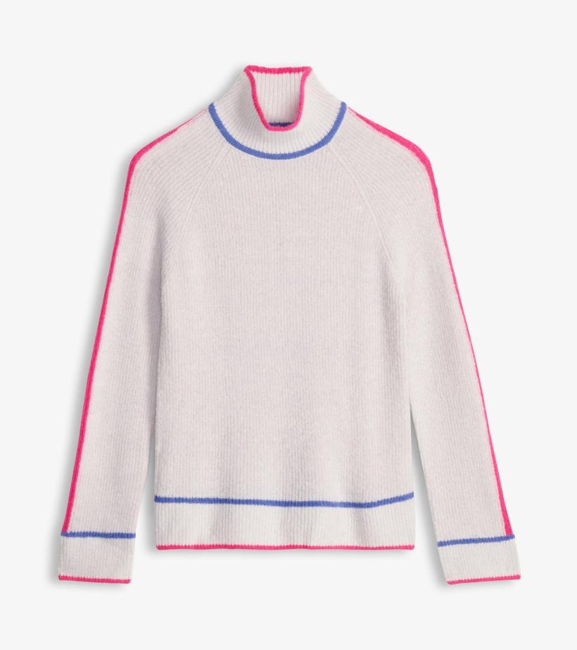 Women Raglan Pullover - Pale Snow Melange | Hatley Sweaters