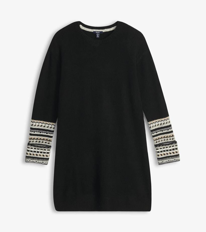 Women Sadie Sweater Dress - Black | Hatley Dresses