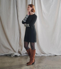 Women Sadie Sweater Dress - Black | Hatley Dresses