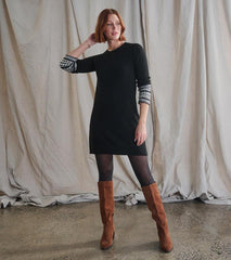 Women Sadie Sweater Dress - Black | Hatley Dresses