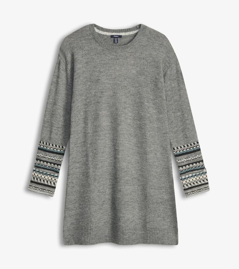 Women Sadie Sweater Dress - Charcoal Heather | Hatley Dresses