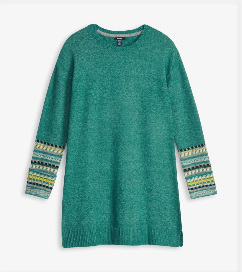 Women Sadie Sweater Dress - Forest Green | Hatley Dresses
