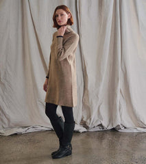 Women Swing Sweater Dress - Oatmeal Heather | Hatley Dresses