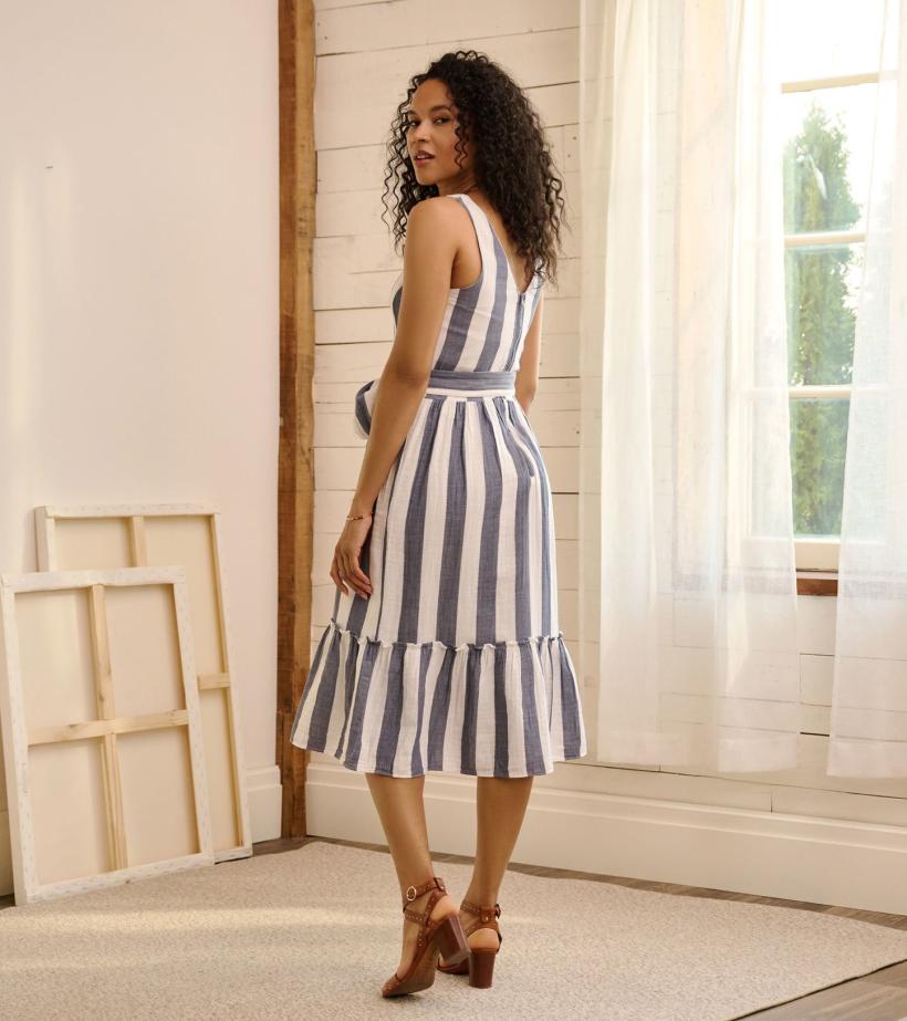 Women Sydney Midi Dress - Summer Stripes | Hatley Dresses