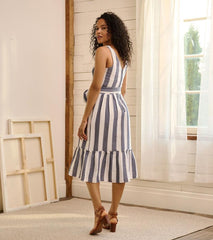 Women Sydney Midi Dress - Summer Stripes | Hatley Dresses