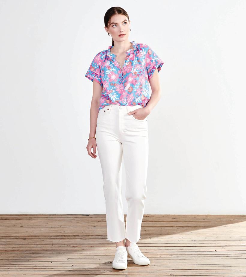 Women Sylvie Blouse - Wild Garden | Hatley Tops