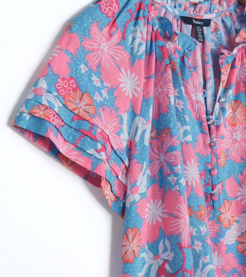 Women Sylvie Blouse - Wild Garden | Hatley Tops