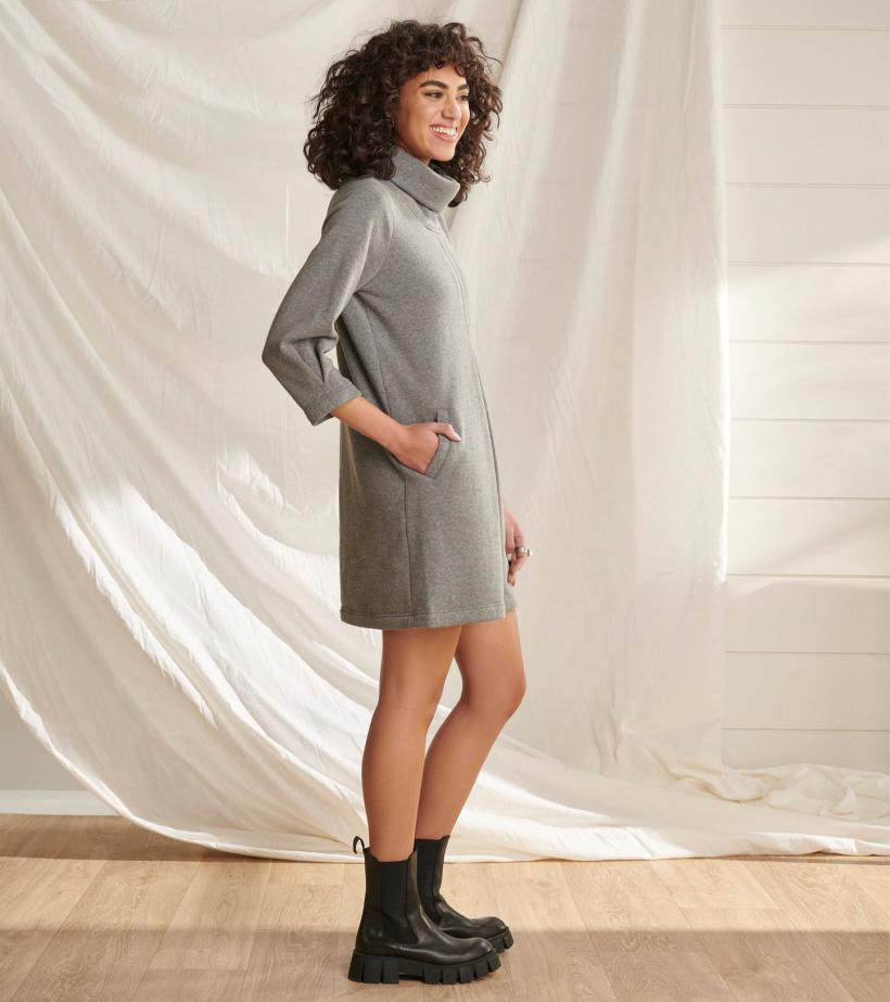 Women Taylor Dress - Charcoal Melange | Hatley Dresses