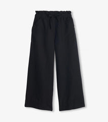Women Tie Front Pants - Caviar Linen | Hatley Bottoms